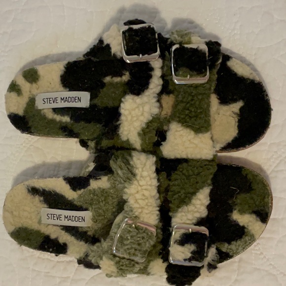 Steve Madden Womens Shearling Camouflage - Picture 7 of 9